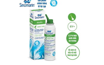 Xịt mũi Sinomarin – Giải pháp tự nhiên hỗ trợ điều trị nghẹt mũi và viêm xoang hiệu quả
